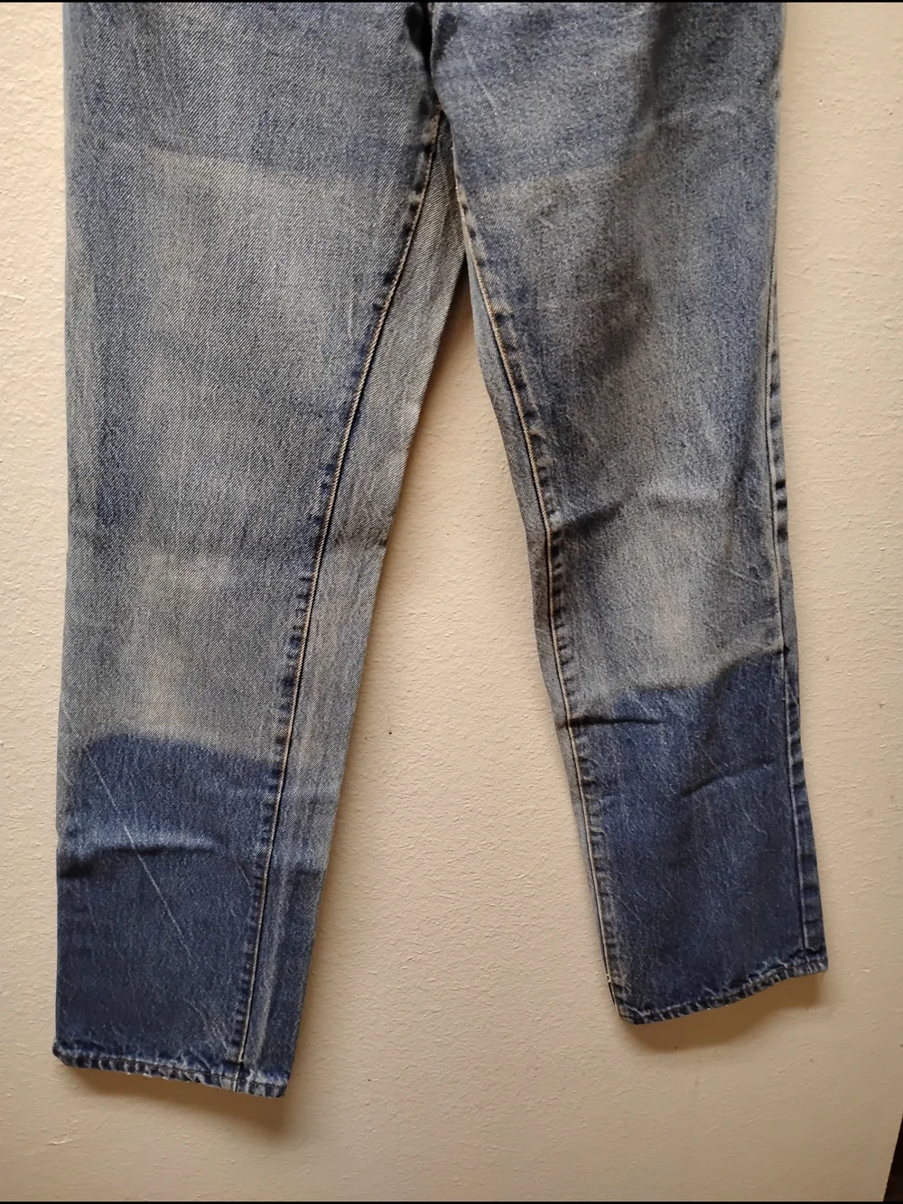 Levis 501 Men Vintage 80s Straight Leg 27x32 Buttonfly Stonewash Denim Jeans